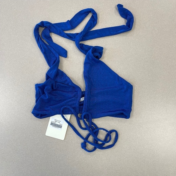 Peppermayo Harlow Crop Top, Cobalt Blue - Size 6 - NWT - Picture 3 of 7